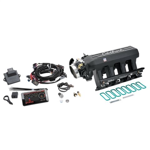 Edelbrock Pro Flo 4 XT EFI System Seq Port LS Gen III/IV Cathedral Port 550 HP Max 35lb/hr Black thumbnail 4