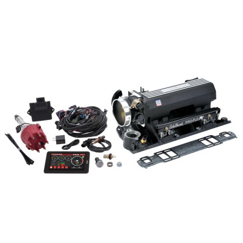 Edelbrock Pro Flo 4 XT EFI System Seq Port SBC 1986 & Earlier 550 Max HP 29lb/hr Black Finish thumbnail 3