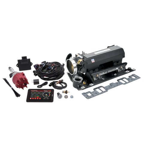 Edelbrock Pro Flo 4 XT EFI System Seq Port SBC Vortec/E-Tec 550 Max HP 29lb/hr Black Finish thumbnail 4