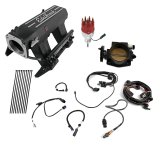 Edelbrock Pro Flo 4 XT EFI System Seq Port BB Chrysler RB 413-440ci 625 Max HP 35lb/hr Black Finish thumbnail 1