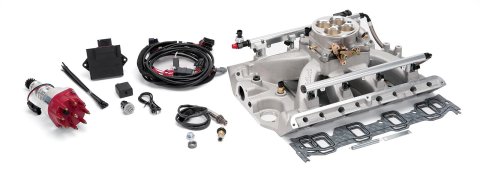 Edelbrock Pro Flo 4 EFI System Seq Port BB Ford 390-428ci 625 Max HP 35lb/hr Satin Finish thumbnail 1