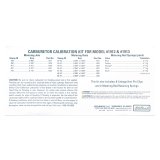 Edelbrock Calibration Kit for 1912 / 1913 thumbnail 7