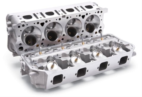 Edelbrock Single Victor Jr 170cc CNC 426-572 Hemi Bare Head w/ Valves