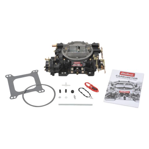 Edelbrock Carburetor Thunder AVS2 Series 650 CFM Electric Choke Black Powder Coated (Non-EGR) thumbnail 8