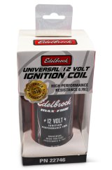 Edelbrock Ignition Coil - Electric Oil Filled - .70 PR Red w/ Black Top thumbnail 4
