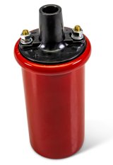 Edelbrock Ignition Coil - Electric Oil Filled - .70 PR Red w/ Black Top thumbnail 5