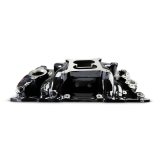 Edelbrock Chevy Small Block Performer RPM AIR-Gap Intake Manifold Black Plasma Finish thumbnail 4