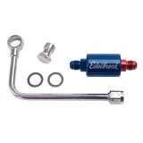 Edelbrock Chromed Steel Fuel Line and Filter Kit Fo Eps Carbs thumbnail 3