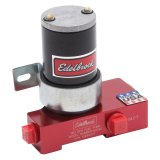 Edelbrock Fuel Pump Electric Quiet-Flo Carbureted 160GPH 1/2In In 1/2In Out 160 GPH Red thumbnail 2