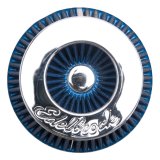 Edelbrock Air Filter Pro-Flo Series Conical 6 7In Tall Blue/Chrome thumbnail 5