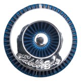 Edelbrock Air Filter Pro-Flo Series Conical 6 7In Tall Blue/Chrome thumbnail 6