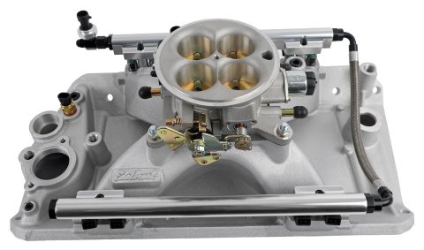Edelbrock 70-91 AMC 304/360/390/401 Pro Flo 4 4150-Style 35lb/hr Fuel Injection Kit thumbnail 2