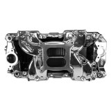 Edelbrock Chevy Big Block RPM Air-Gap 2-R Intake Manifold - Chrome Plasma Finish thumbnail 3