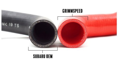 GrimmSpeed 02-07 Subaru WRX / 04-07 Subaru STi / 02-05 Subaru Impreza Radiator Hose Kit - Red thumbnail 6