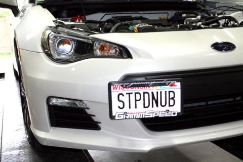 GrimmSpeed 10+ Subaru Legacy/Outback / 13+ Subaru BRZ/13+ Scion FR-S License Plate Relocation Kit thumbnail 2