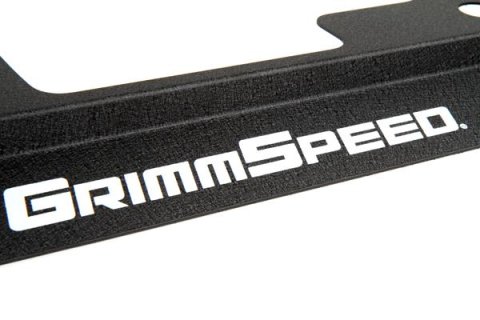 GrimmSpeed 02-07 Subaru Impreza/WRX / 04-07 STI Radiator Shroud w/Tool Tray - Black thumbnail 1