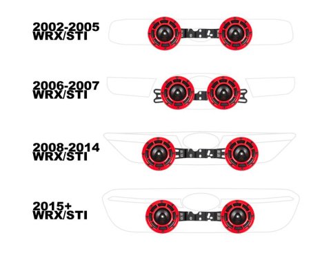 GrimmSpeed 02-21 Subaru WRX / 04-21 Subaru STI BroTie Hella Horn Mounting Bracket thumbnail 1