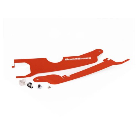 GrimmSpeed 2022+ Subaru WRX Radiator Shroud - Red thumbnail 5