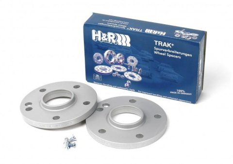 H&R Trak+ 20mm DR Wheel Spacers 5/112 Center Bore 66.5 Stud Thread 14x1.5 thumbnail 1