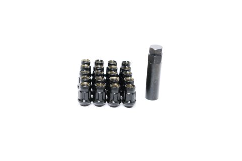 Wheel Mate Monster Lug 35 Short Lug Nut Set of 20 - Black 14x1.50 thumbnail 1