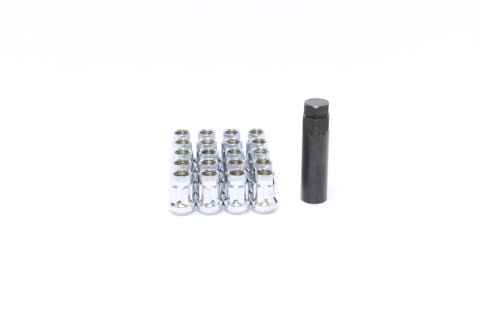 Wheel Mate Monster Lug 35 Short Lug Nut Set of 20 - Chrome 14x1.50 thumbnail 3