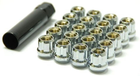 Wheel Mate Muteki Open End Lug Nuts - Chrome 12x1.50 thumbnail 1