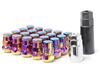 Wheel Mate Muteki SR35 Close End Lug Nuts w/ Lock Set - Red 12x1.50 35mm thumbnail 2