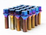 Wheel Mate Mevius Lug Bolt Set of 20 - Black 14x1.50 27mm Cone 60 DEG TAP thumbnail 1