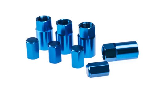 Wheel Mate Aluminum TPMS Valve Stem Cover - Blue Anodize thumbnail 2