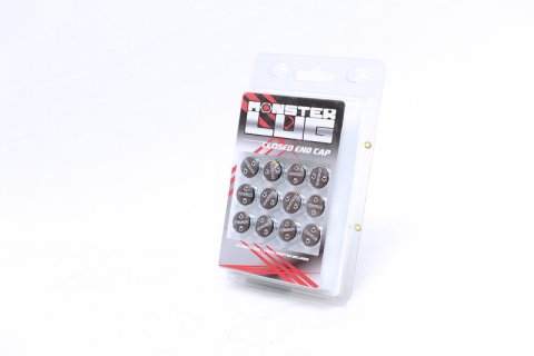Wheel Mate Monster Lug Nut Caps - Purple 14x1.50 thumbnail 4