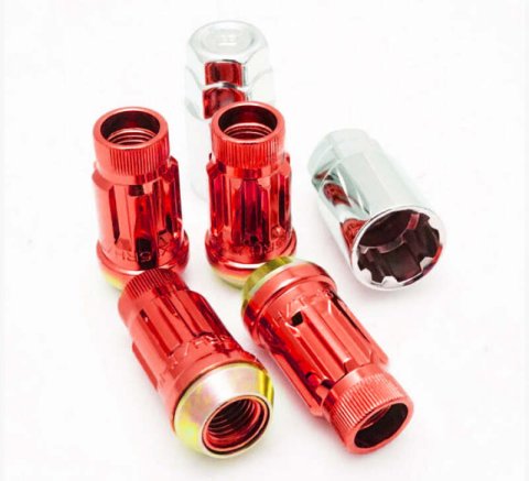 Wheel Mate Muteki SR45R Lock Set 12x1.25 Red (4pcs) thumbnail 2