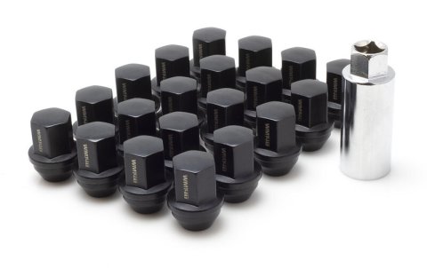 Wheel Mate WM14T Closed End Lug Nuts - QTY 20/Black thumbnail 2