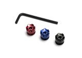 Wheel Mate Muteki Aluminum Closed End Cap 12 X 1.25- Red (24 PCS) thumbnail 3
