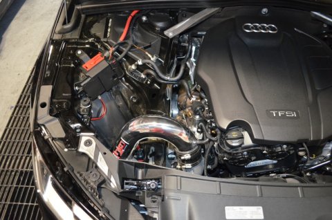Injen 17-19 Audi A4 2.0T Wrinkle Red Short Ram Air Intake thumbnail 8
