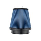 Injen NanoWeb Dry Air Filter 4.0 Flange w/ShurLok / 5.63 Base OD /6.0 Tall /4.0 Top w/Barb Fitting thumbnail 1