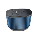 Injen NanoWeb Dry Air Filter 6.70x4.54 Oval neck/ 7.69 x 5.68 Base/ 7.25 Tall w/Barb Fit - 70 Pleat thumbnail 6