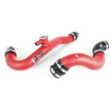 Injen 15-19 Ford Mustang 2.3L EcoBoost Aluminum Intercooler Piping Kit - Wrinkle Red thumbnail 2