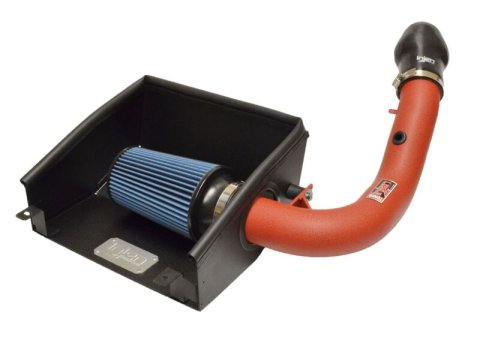 Injen 2015-2017 Polaris Slingshot 2.4L 4 Cyl Wrinkle Red Short Ram Intake w/ Heat Shield thumbnail 2