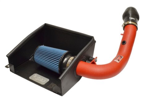 Injen 2015-2017 Polaris Slingshot 2.4L 4 Cyl Wrinkle Red Short Ram Intake w/ Heat Shield thumbnail 3