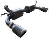 Injen 07-17 Jeep Wrangler JK 3.6L/3.8L 63mm Stealth Black Axle-back Exhaust w/ 4in Black Tips thumbnail 1