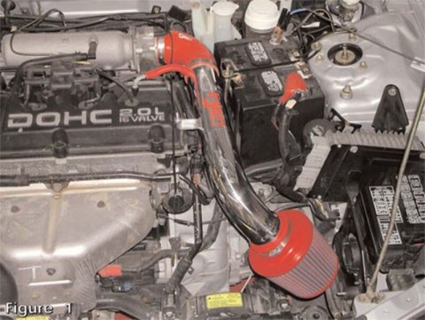 Injen 95-99 Eclipse 4 Cyl. Non Turbo No Spyder Polished Short Ram Intake thumbnail 5
