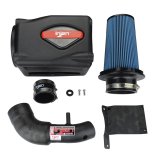 Injen 07-09 Wrangler 3.8L V6 w/ Box Wrinkle Black Power-Flow Air Intake System thumbnail 7
