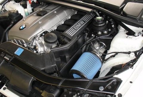 Injen 08-09 128i E82 / 07-09 328i E92 / 2006 330i E92 3.0L 6 Cyl. (Includes Heat Shield) Polished Sh thumbnail 1