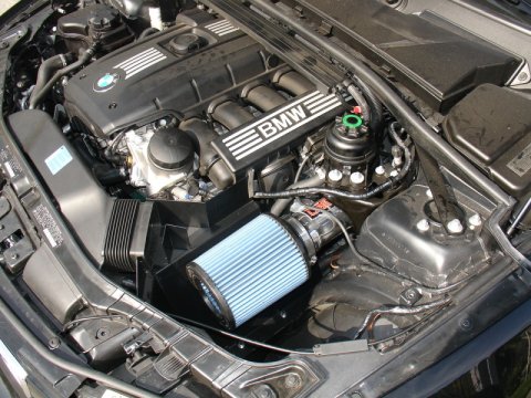 Injen 08-09 128i E82 / 07-09 328i E92 / 2006 330i E92 3.0L 6 Cyl. (Includes Heat Shield) Polished Sh thumbnail 6