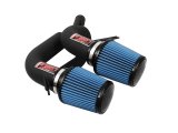 Injen 08-09 535i E60 3.0L L6 Twin intake & AMSOIL Filters Wrinkle Black Short Ram Intake thumbnail 3