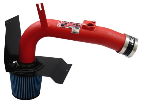 Injen 08-13 Subaru WRX/STi 2.5L (t) Wrinkle Red Cold Air Intake thumbnail 2
