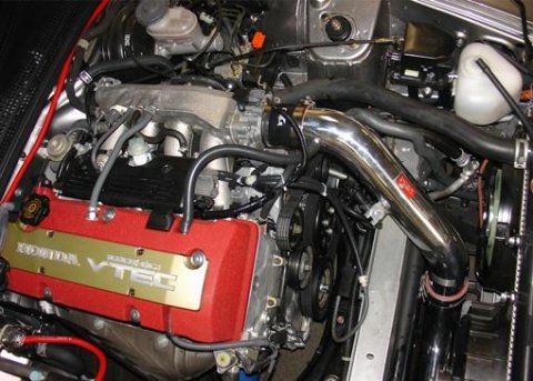 Injen 00-03 S2000 2.0L 04-05 S2000 2.2L Polished Cold Air Intake thumbnail 1
