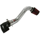 Injen 02-06 RSX w/ Windshield Wiper Fluid Replacement Bottle (Manual Only) Polished Cold Air Intake thumbnail 1