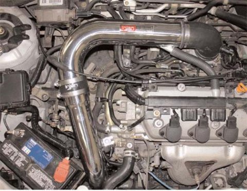 Injen 01-05 Civic Dx Lx Ex AT& MT Polished Cold Air Intake thumbnail 3