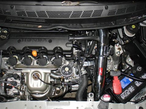 Injen 06-09 Civic Ex 1.8L 4 Cyl. (Manual) Black Cold Air Intake thumbnail 3